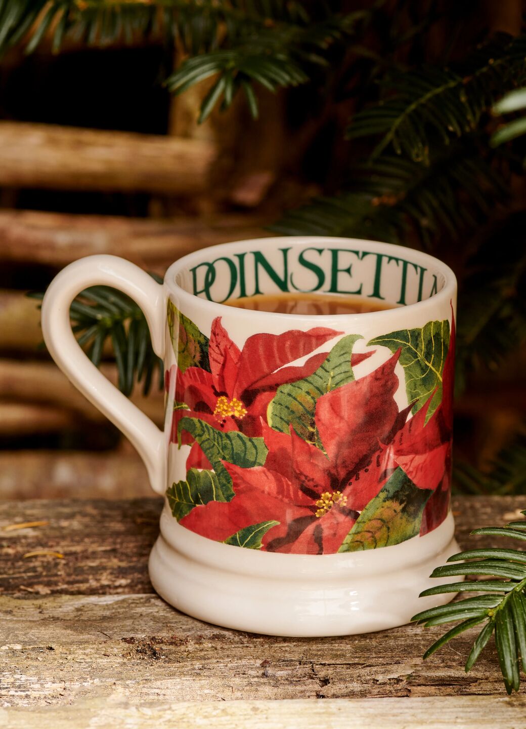 Poinsettia 1 2 Pint Mug
