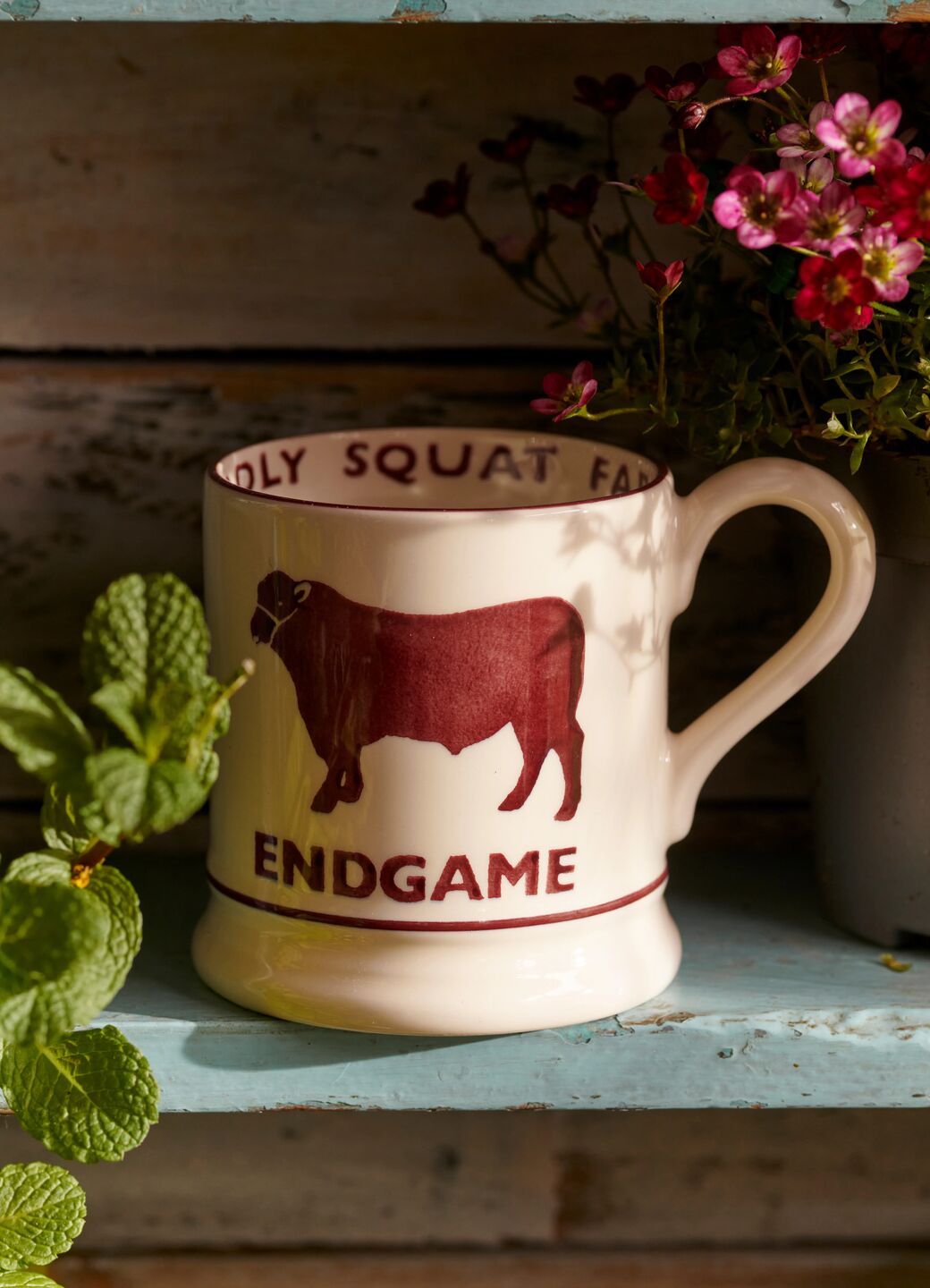 Diddly Squat Farm Endgame Bull 1/2 Pint Mug