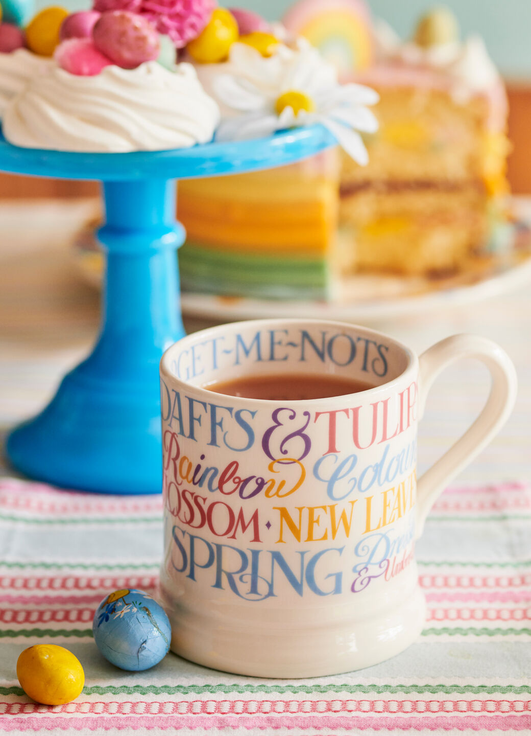 Easter Toast Daffodils & Tulips 1/2 Pint Mug