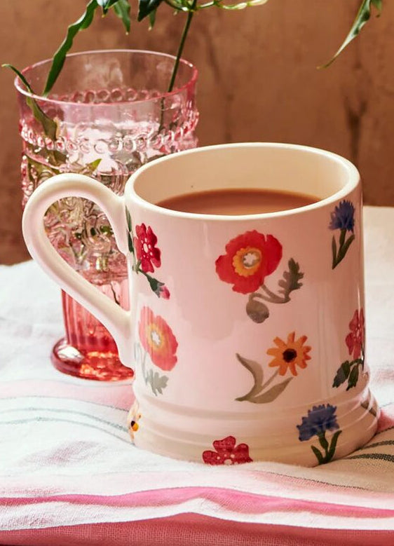 Poppies & Pinks 1/2 Pint Mug