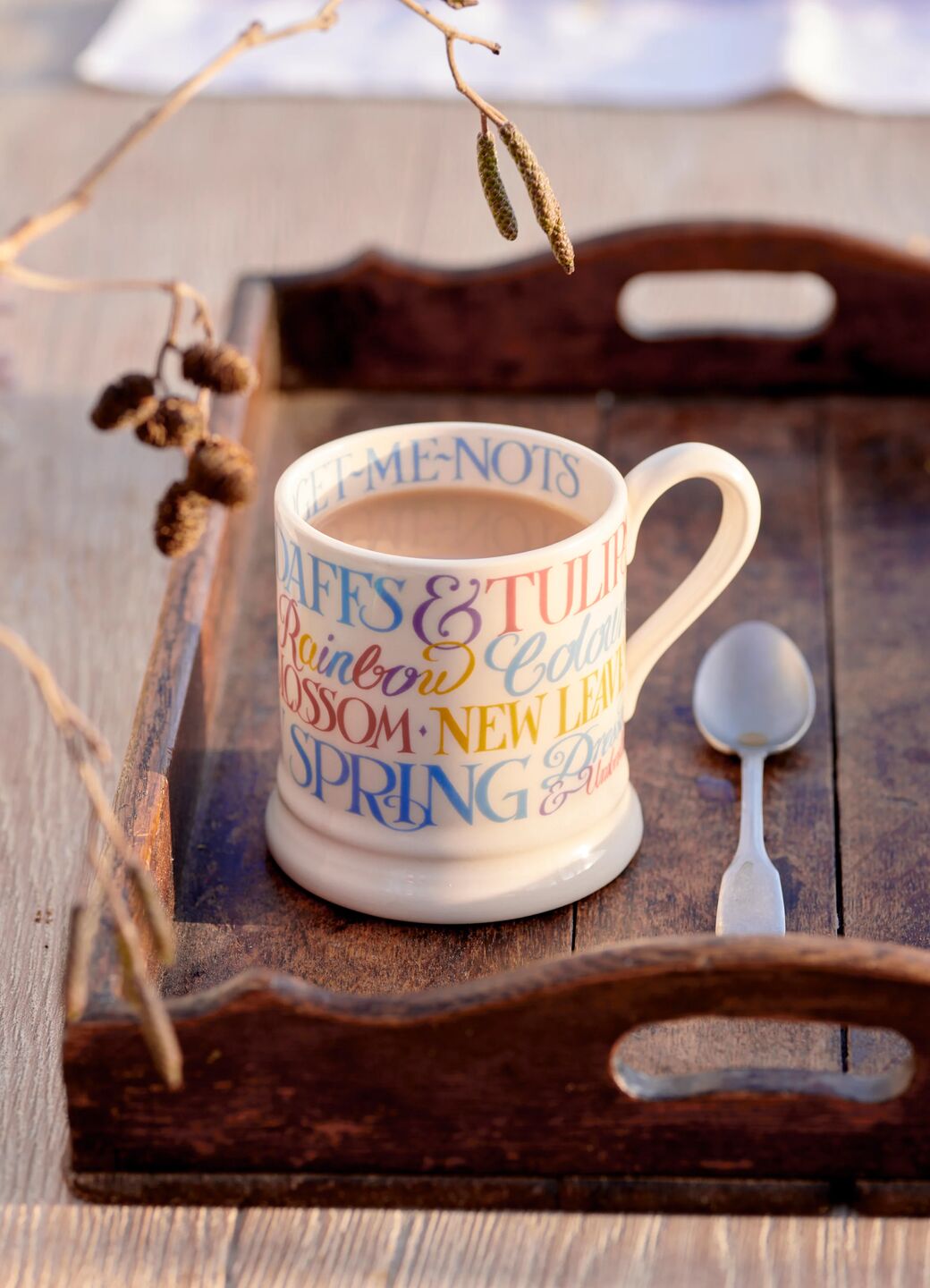 Easter Toast Daffodils & Tulips 1/2 Pint Mug