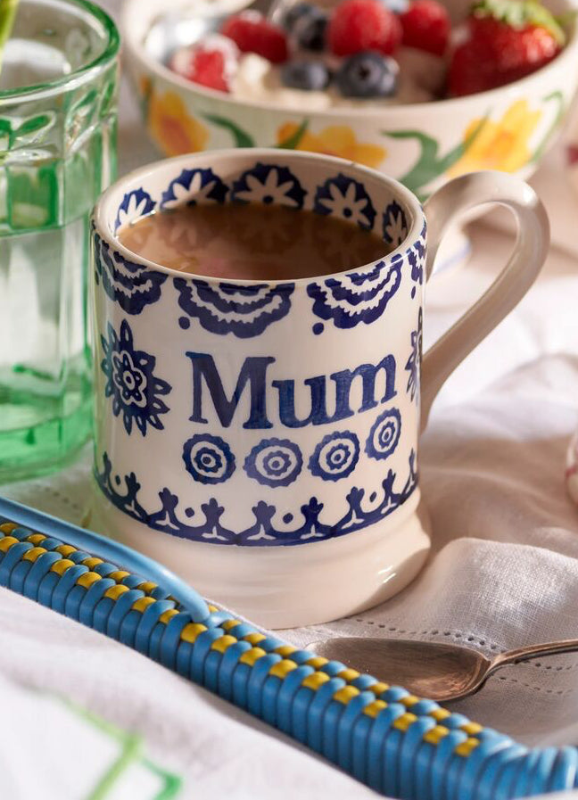 Blue Hen & Border Mum 1/2 Pint Mug