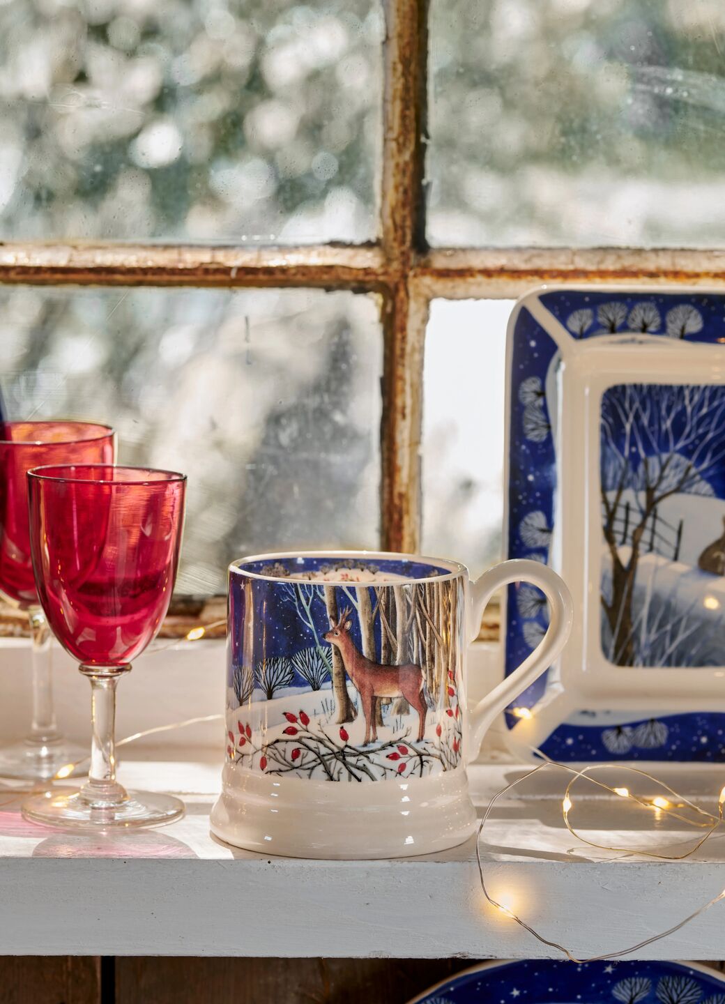 Seconds Midnight Deer 1/2 Pint Mug