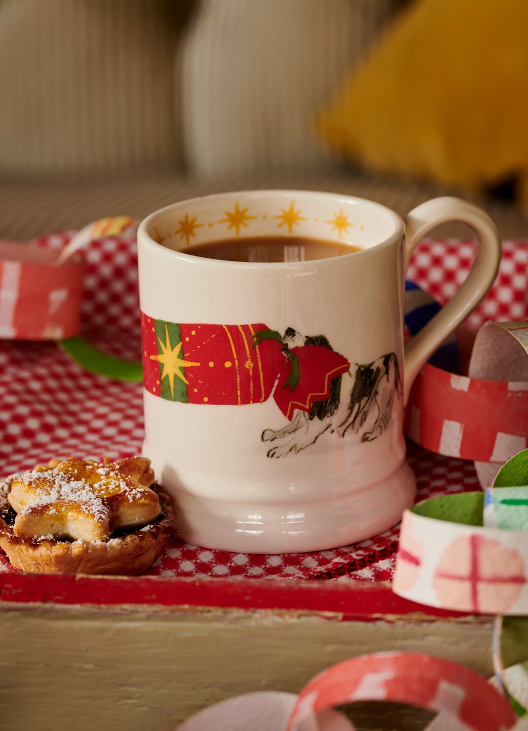 Seconds Jenny Bloomfield - Christmas Cracker 1/2 Pint Mug