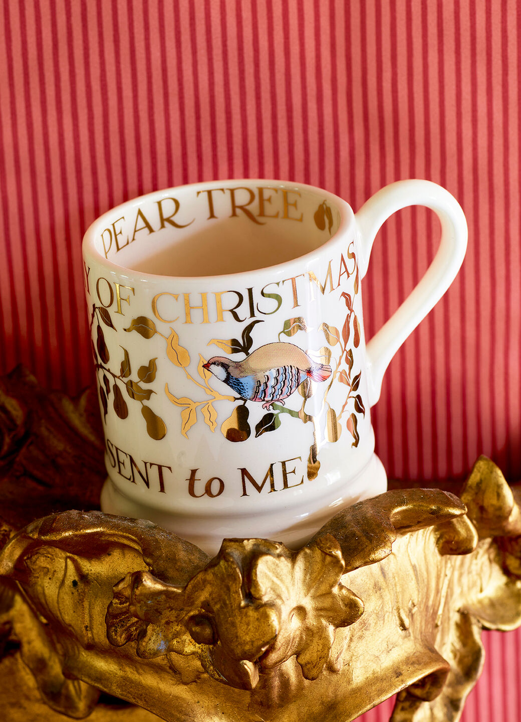 12 Days Christmas Partridge Pear Tree 1 2 Pint Mug Boxed