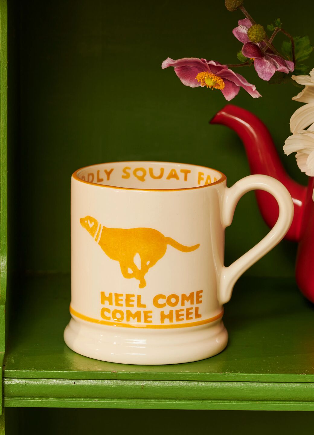 Diddly Squat Farm: Come Heel 1/2 Pint Mug