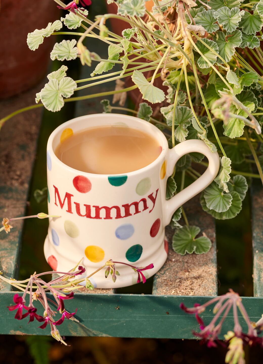 Polka Dot Mummy 1 2 Pint Mug