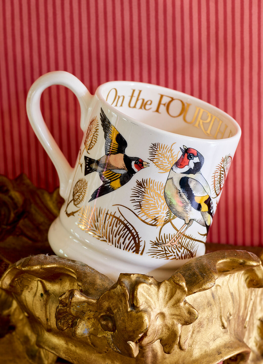 12 Days Christmas Four Calling Birds 1 2 Pint Mug Boxed