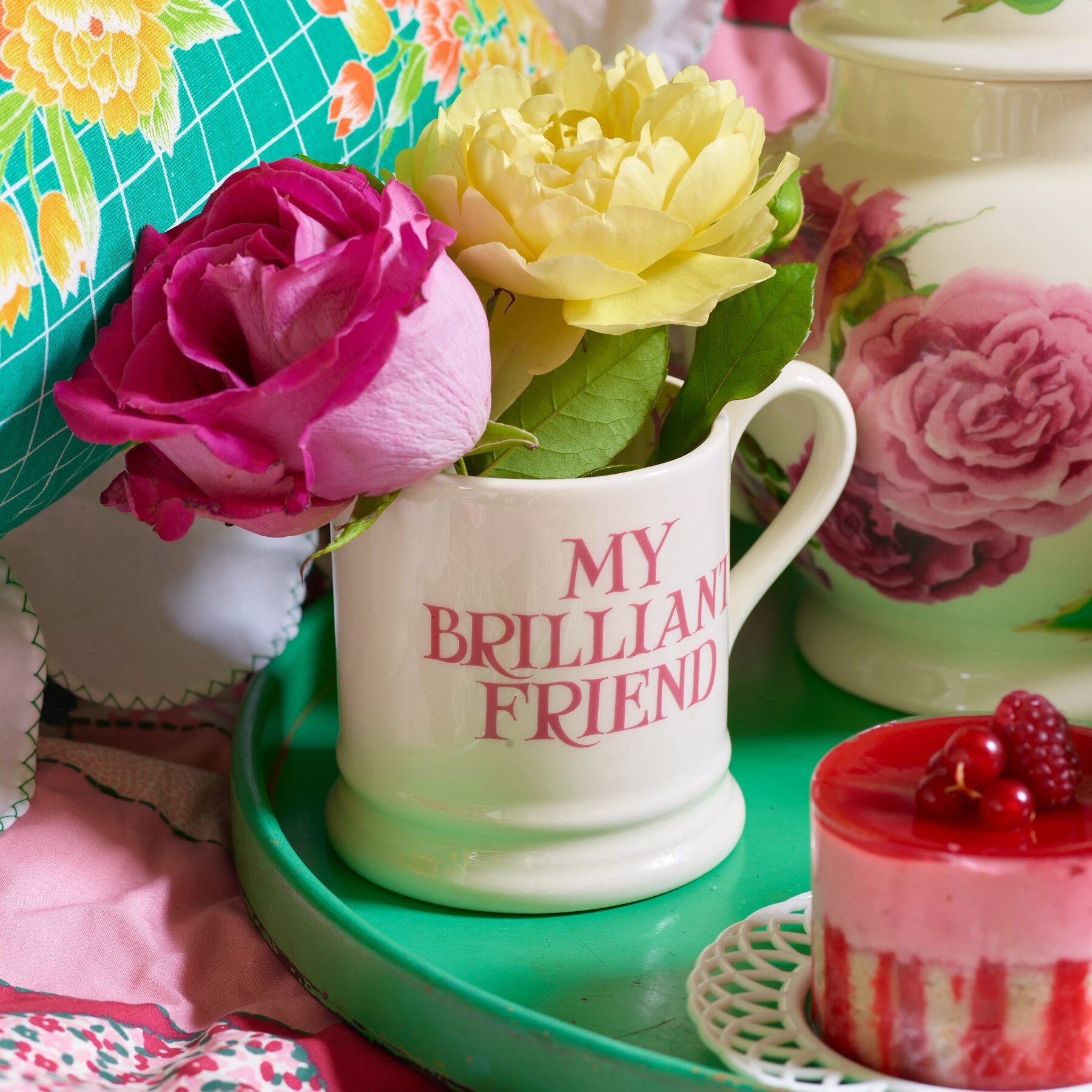 Seconds Toast My Brilliant Friend 1 2 Pint Mug