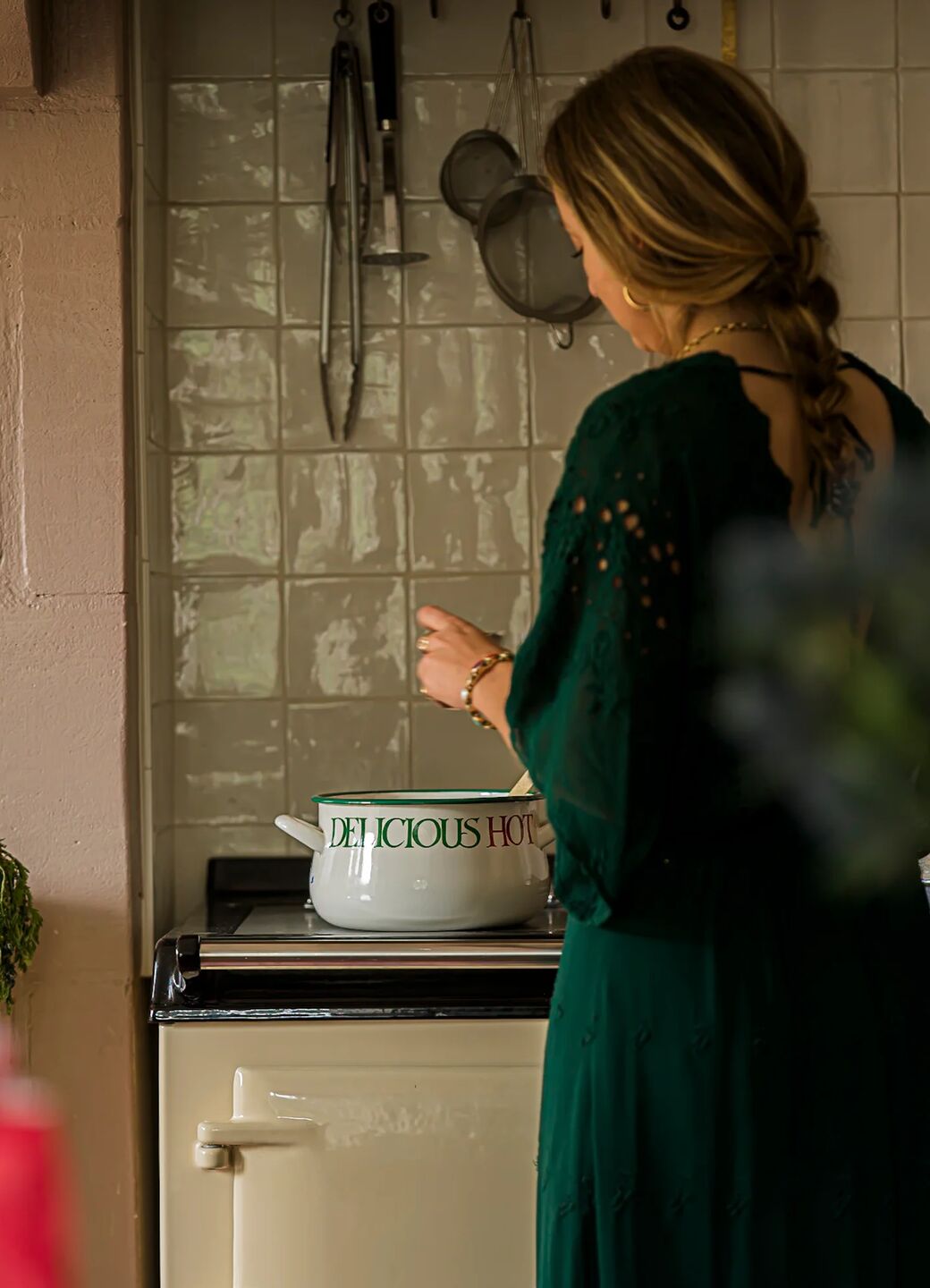 Christmas Toast & Marmalade Medium Enamel Cooking Pot