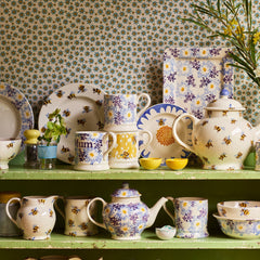 Blue Daisy Fields 2 Mug Teapot