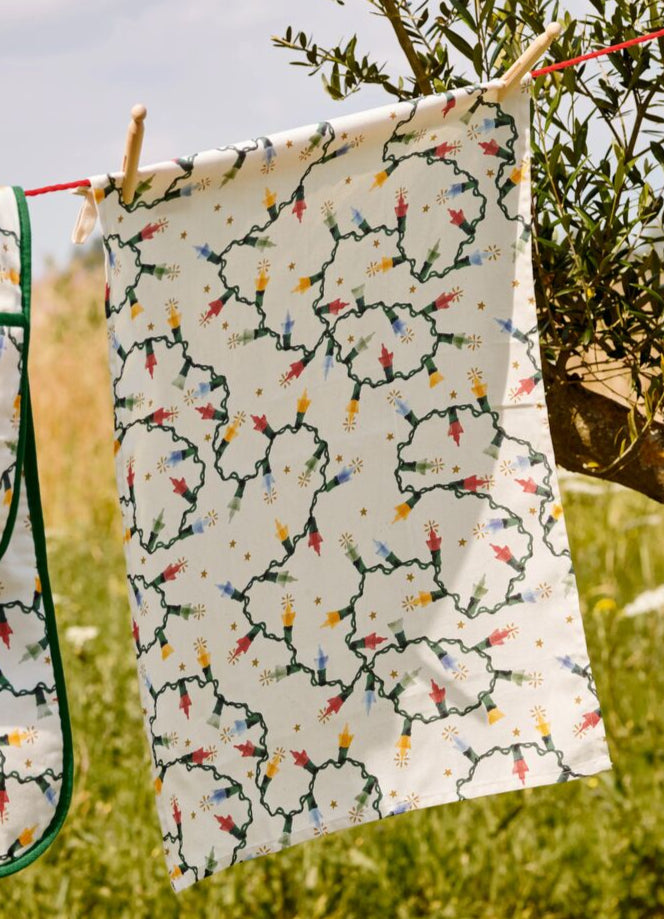 Fairy Lights Tea Towel