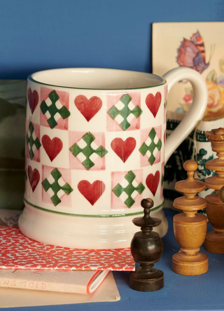 Pink Quilts 1/2 Pint Mug