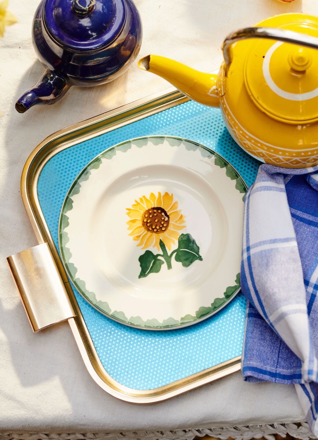 Seconds Sunflower Small Side Plate, 6.5 Inch