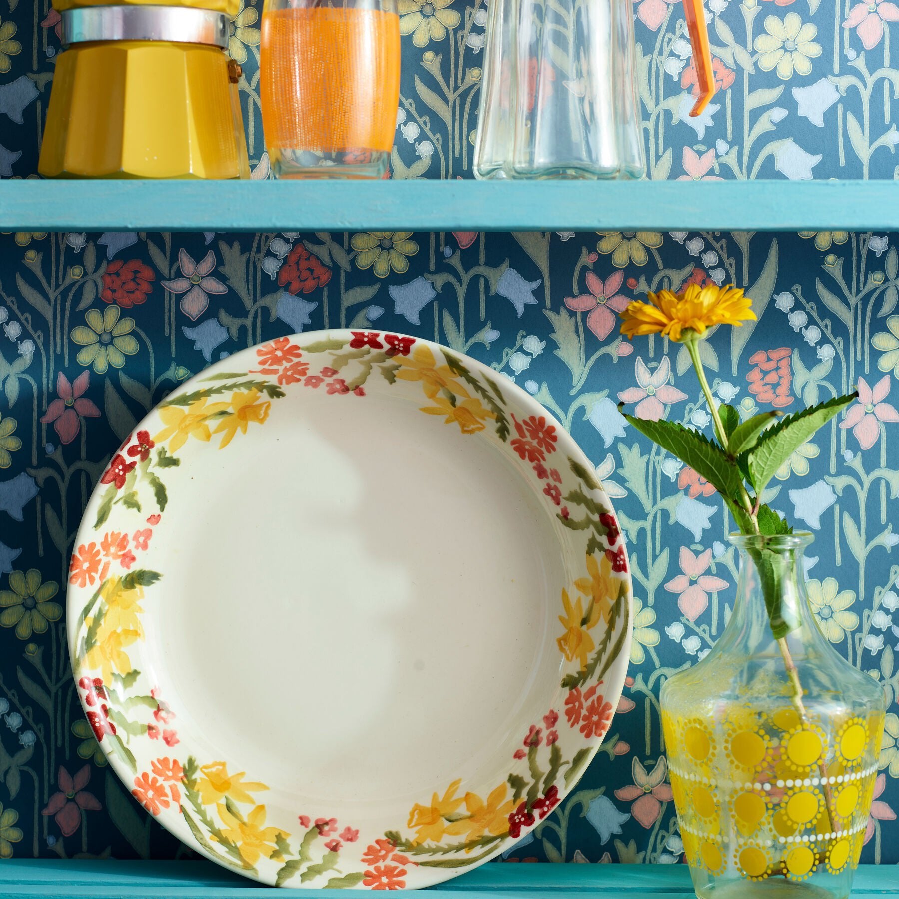 Wild Daffodils Medium Pasta Bowl Emma Bridgewater UK