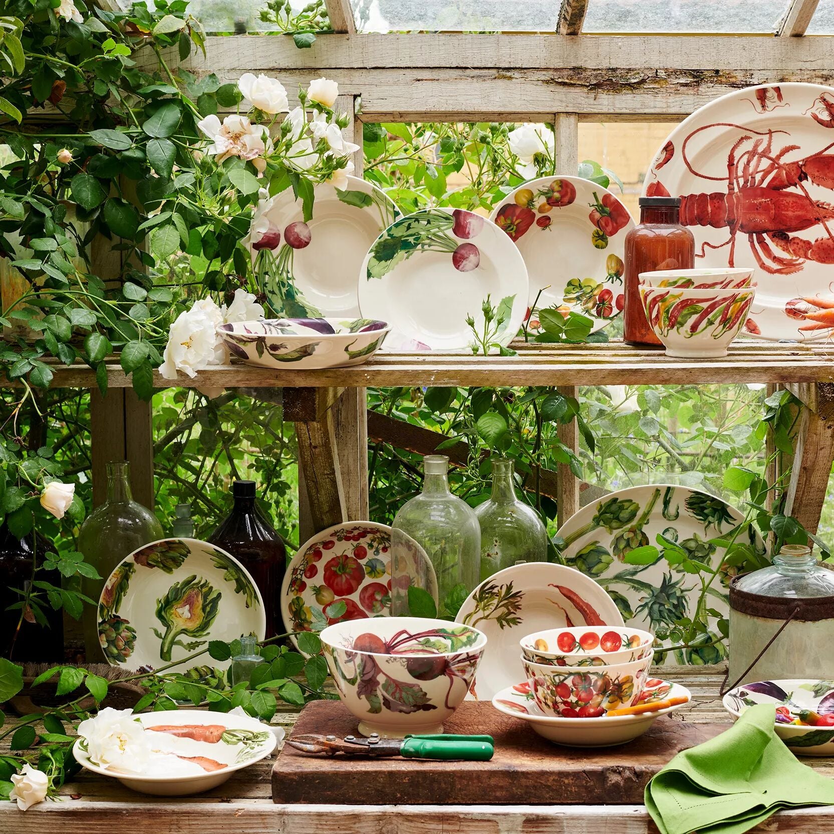 Vegetable Garden Artichoke Medium Pasta Bowl Emma Bridgewater UK