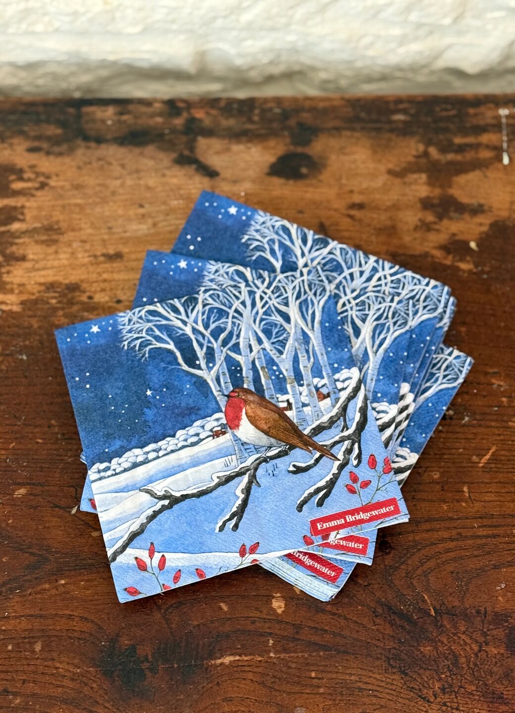 Midnight Robin Lunch Napkins