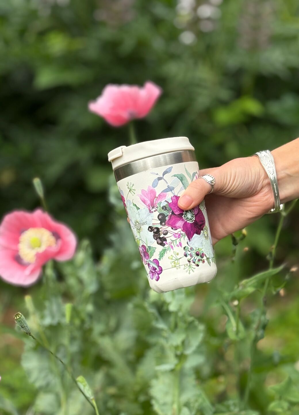 Winter Flowers Chilly's Reusable Cup