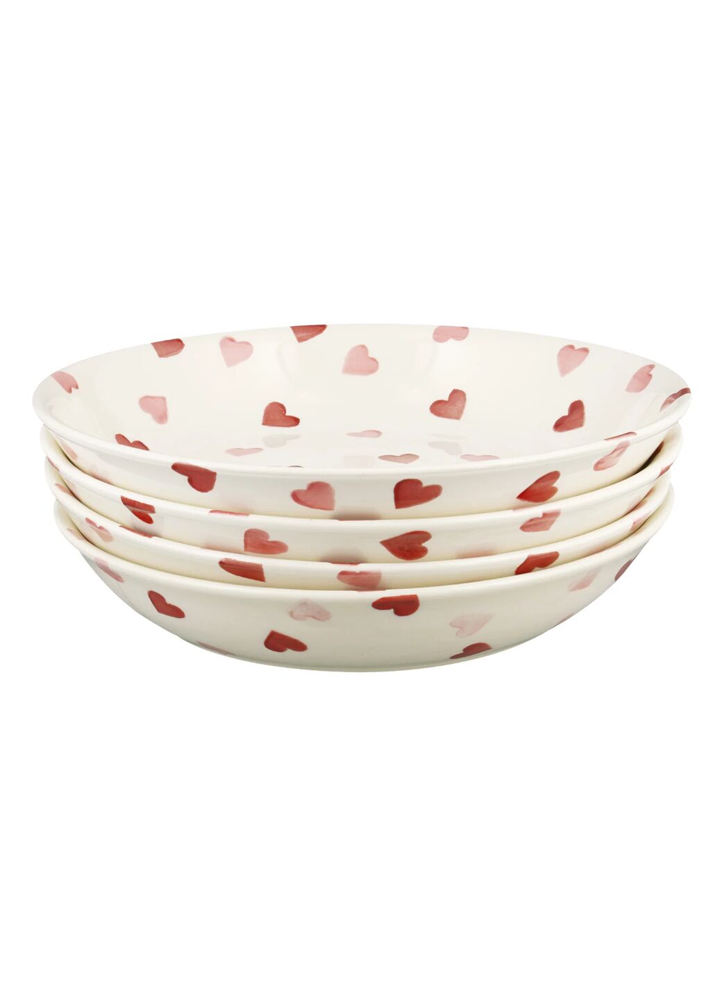 Pink Hearts Medium Pasta Bowl - Set of 4 – Emma Bridgewater UK