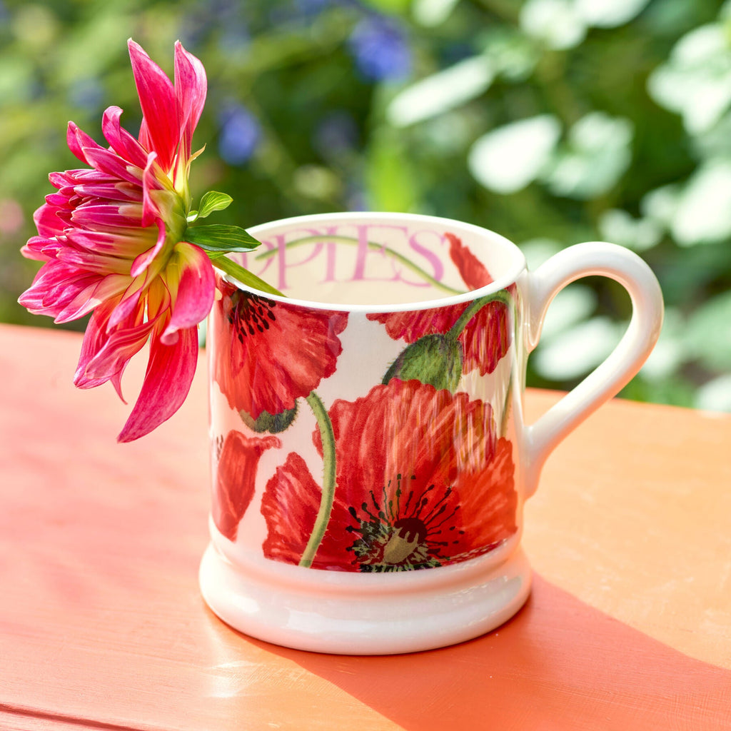 Seconds Red Poppy 1/2 Pint Mug – Emma Bridgewater UK