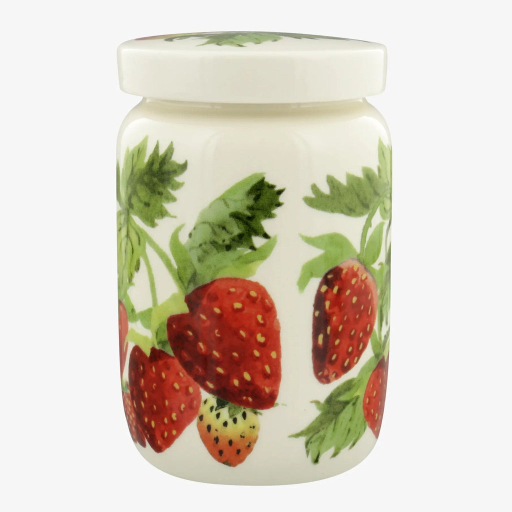 Strawberries Medium Jam Jar With Lid Emma Bridgewater UK