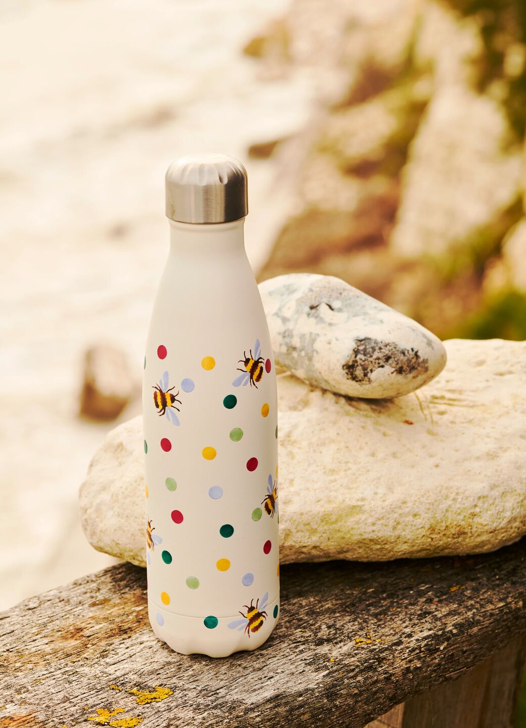 Bumblebee & Polka Dot Chillys Insulated Bottle