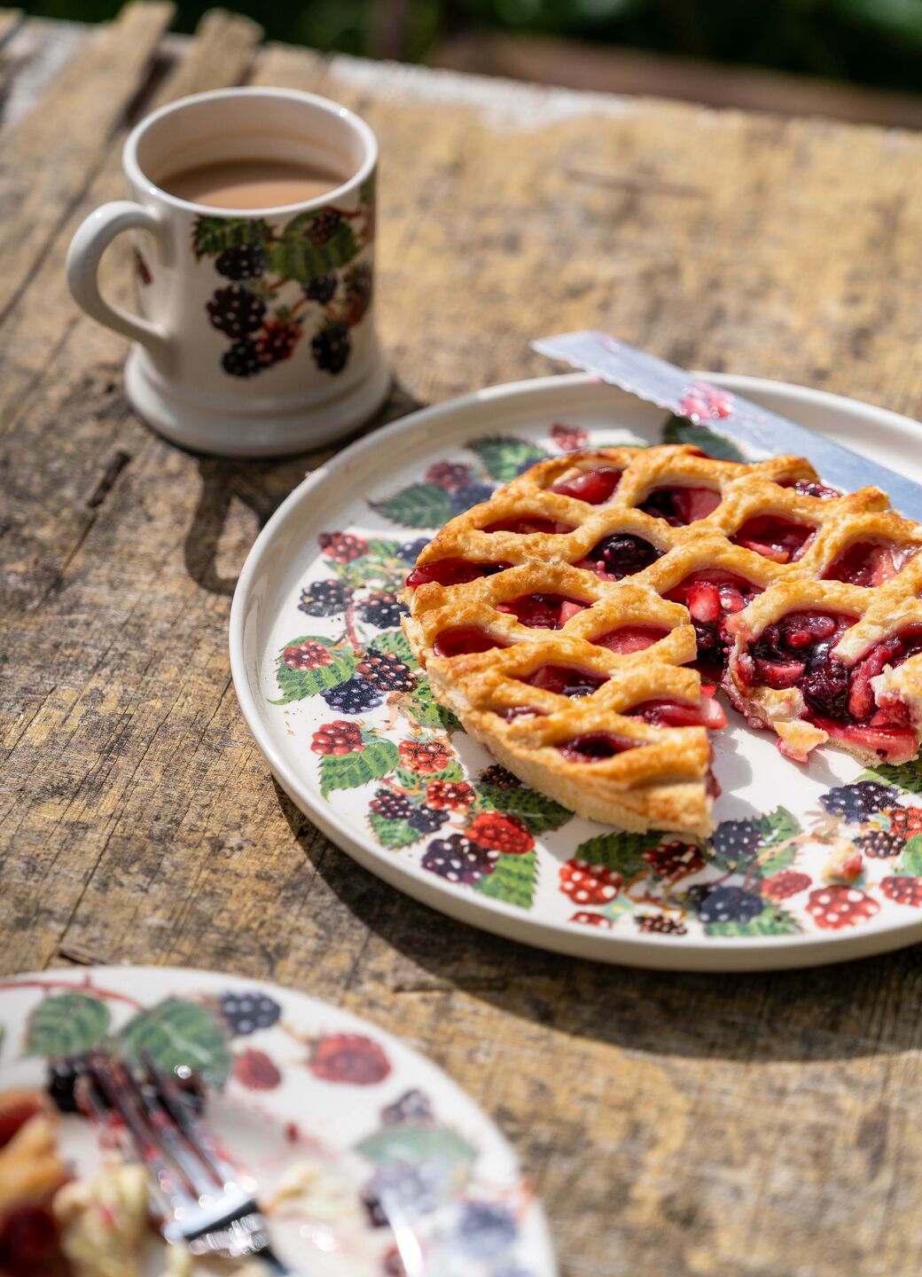 Seconds Blackberry Flat Serving Plate