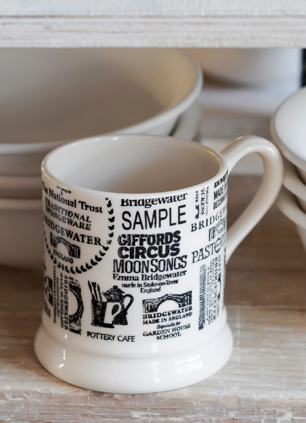 emma bridgewater Seconds Backstamps From 40 Years 1/2 Pint Mug Clearance | Home & Garden
