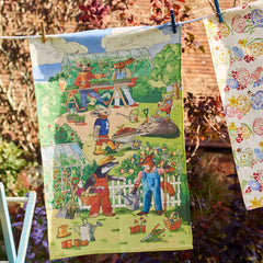 A Year In The Country Gardening Tea Towel