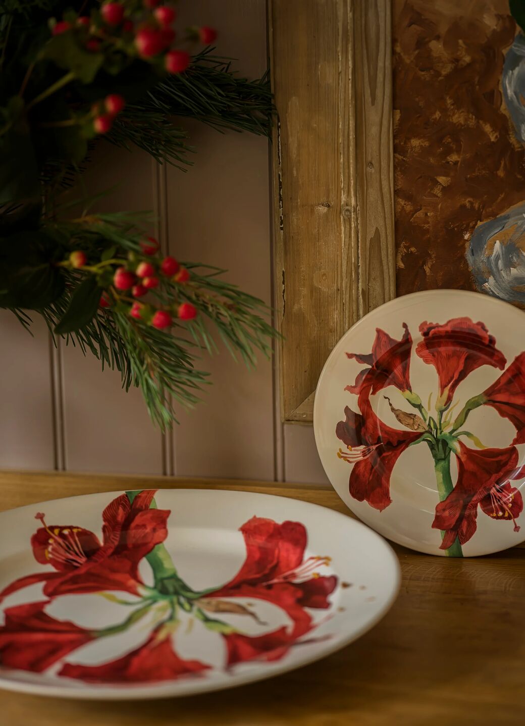 Seconds Amaryllis Medium Oval Platter