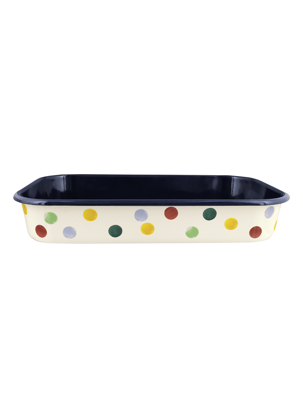 Polka Dot Enamel Roasting Dish 34cm - Main Image
