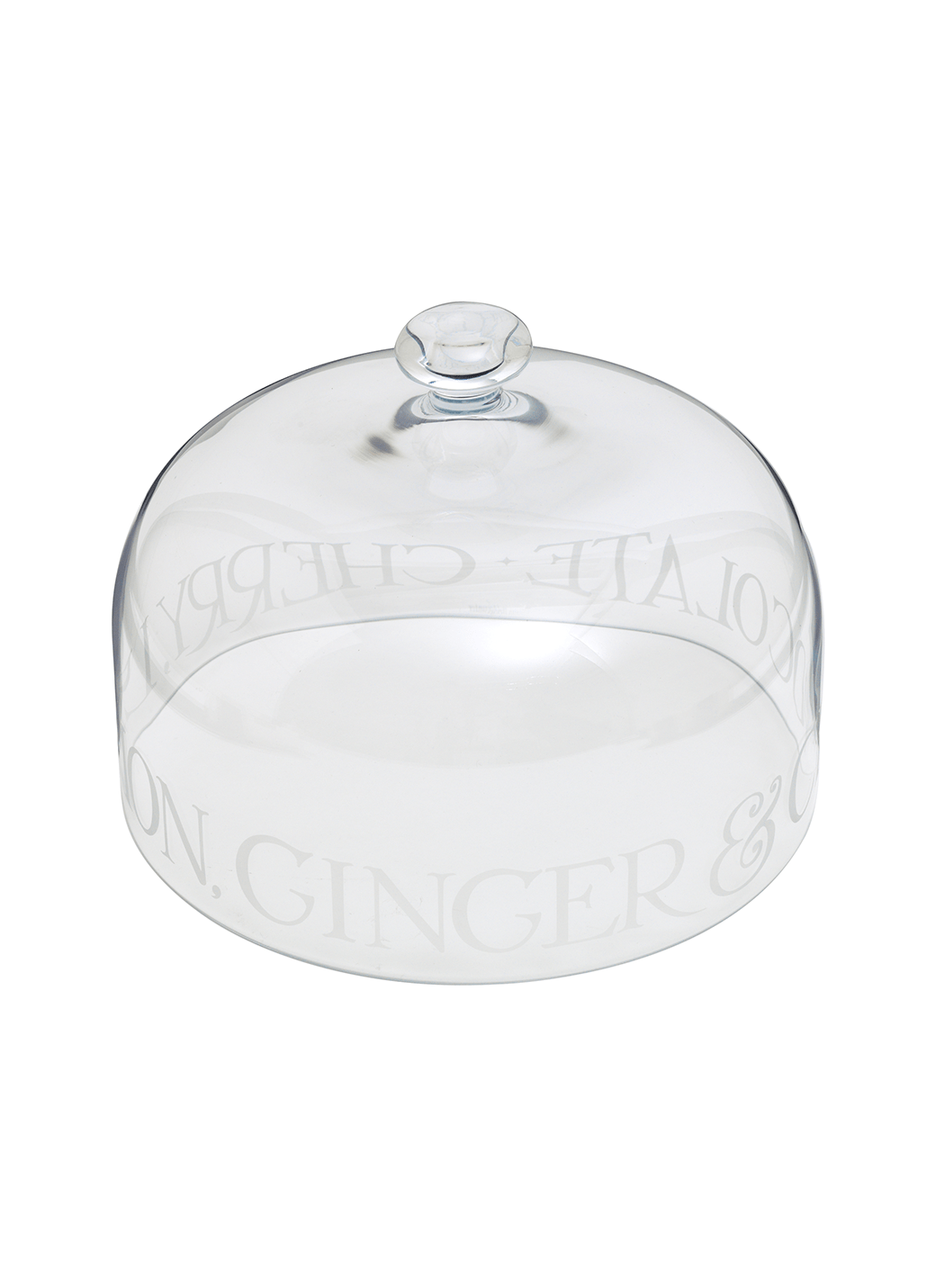 Emma Bridgewater Black Toast Glass Cake Dome