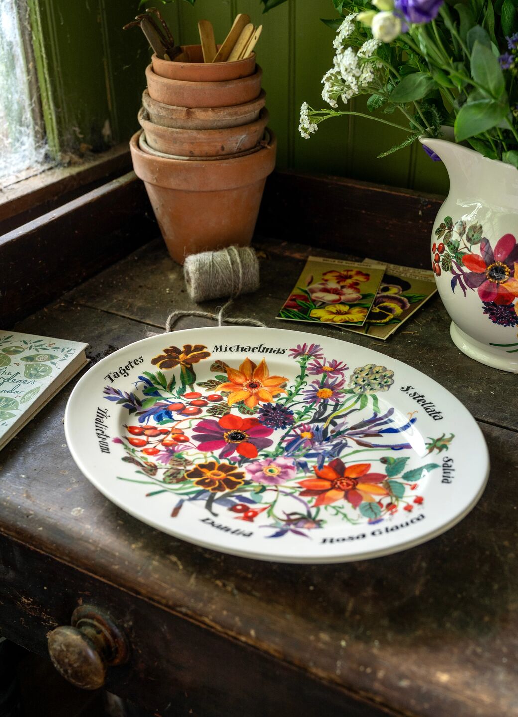 Seconds Autumn Flowers Medium Oval Platter