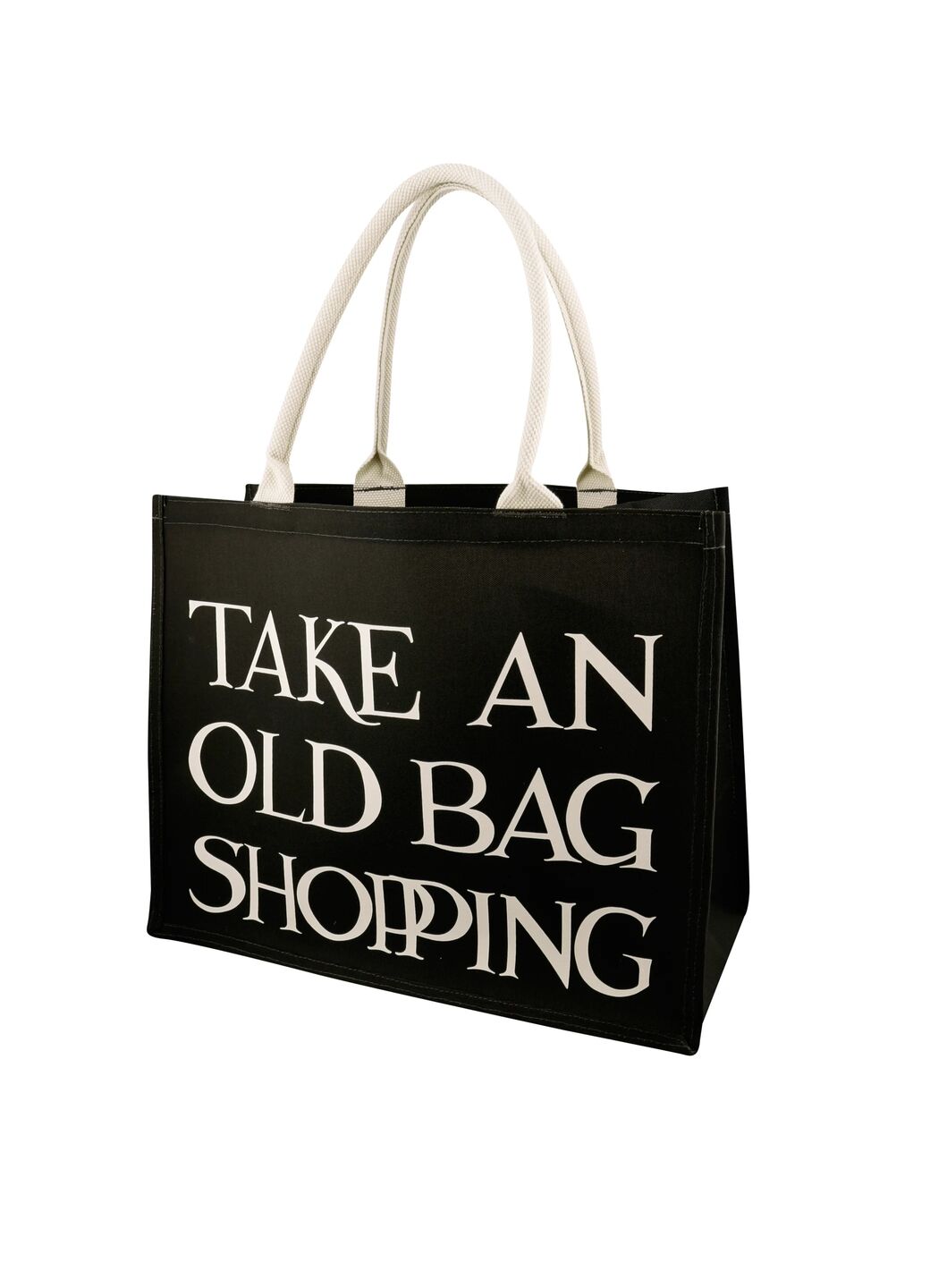 Black Toast Rpet Medium Shopper Bag