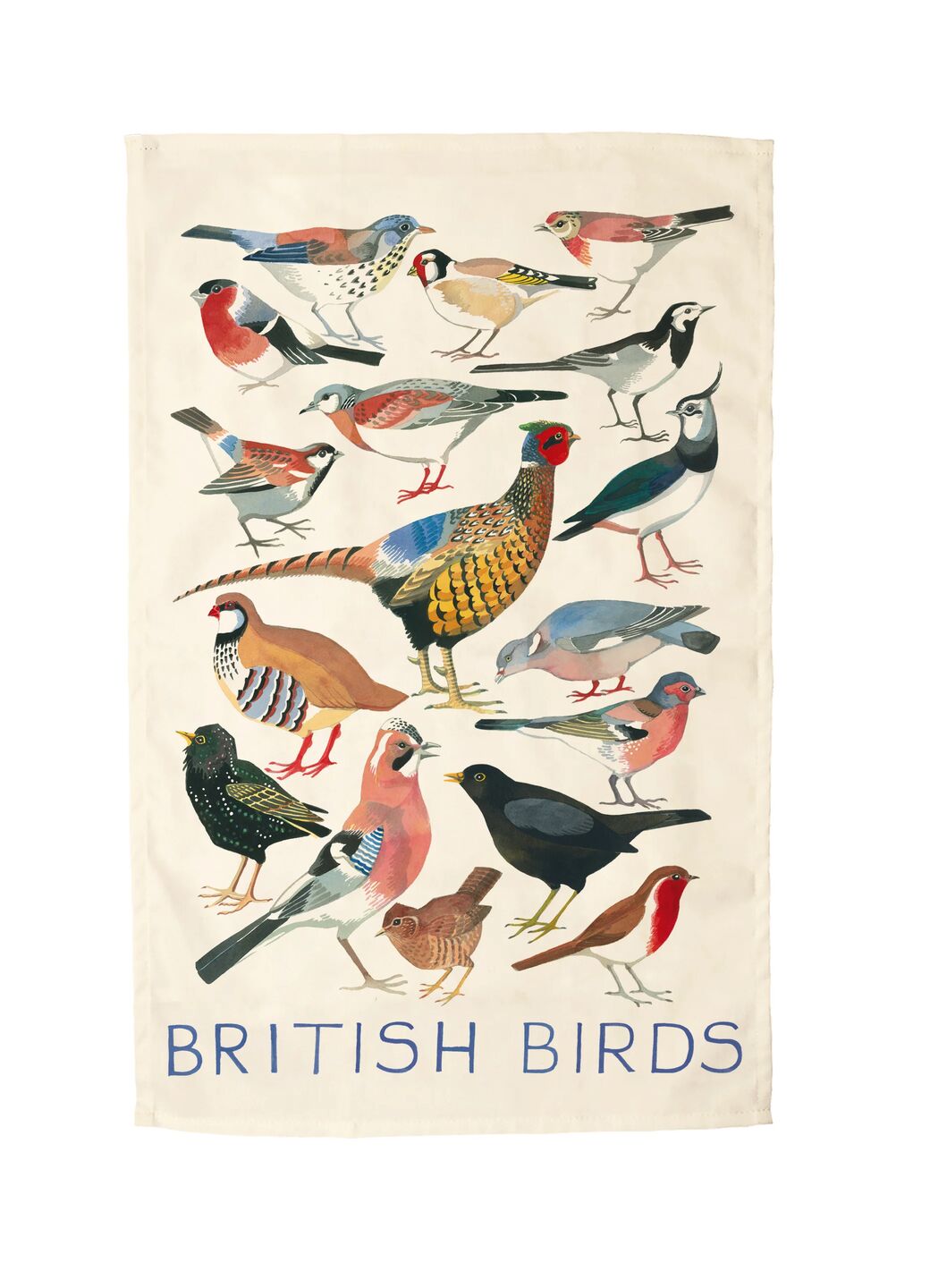 British Birds Tea Towel