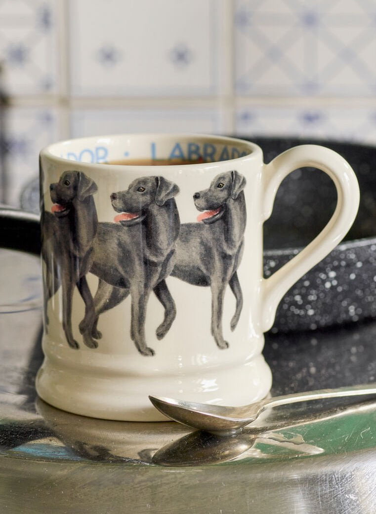 Black Labrador 1/2 Pint Mug