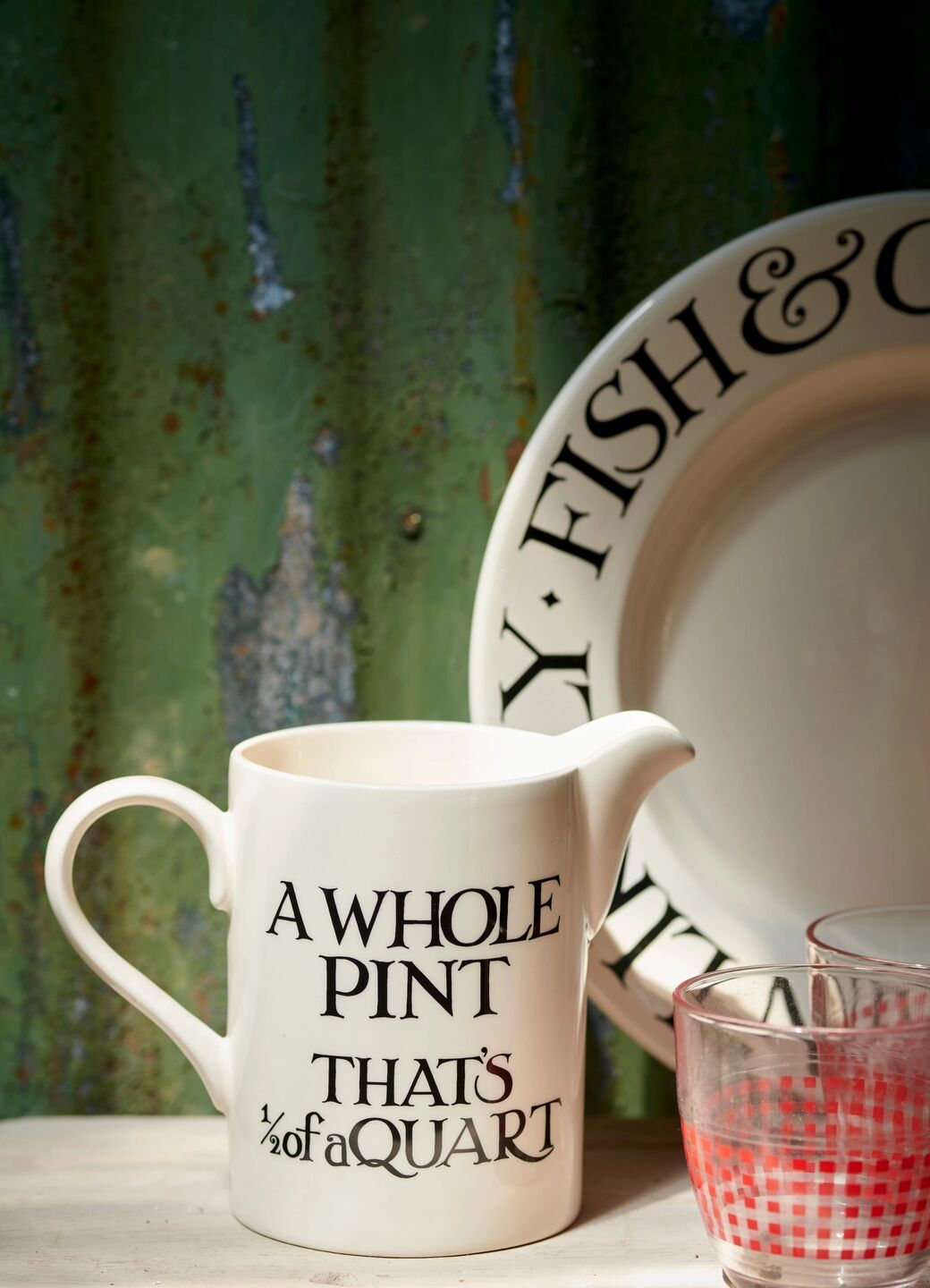 Black Toast Cream Medium Straight Jug – Emma Bridgewater UK