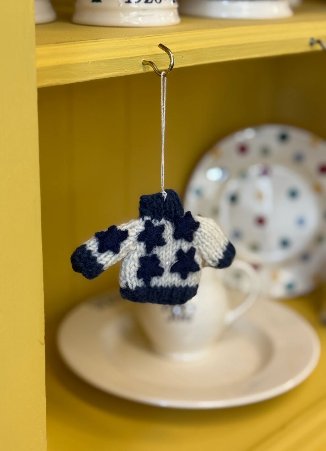 Blue Stars Jumper Decoration