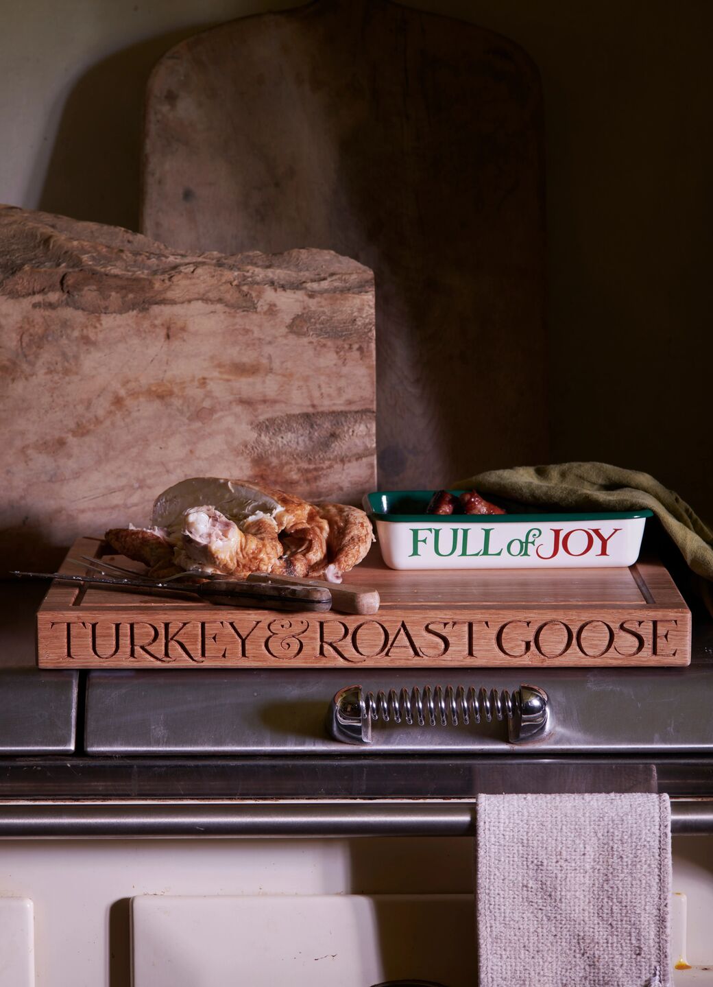 Christmas Toast Wooden Carving Board