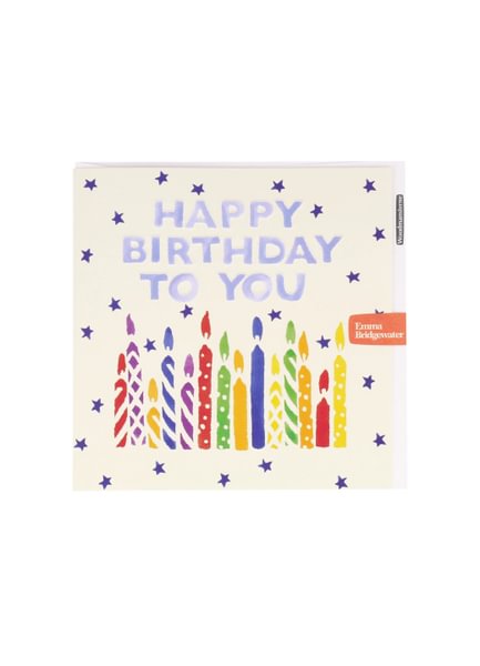 Happy Birthday Candles Card