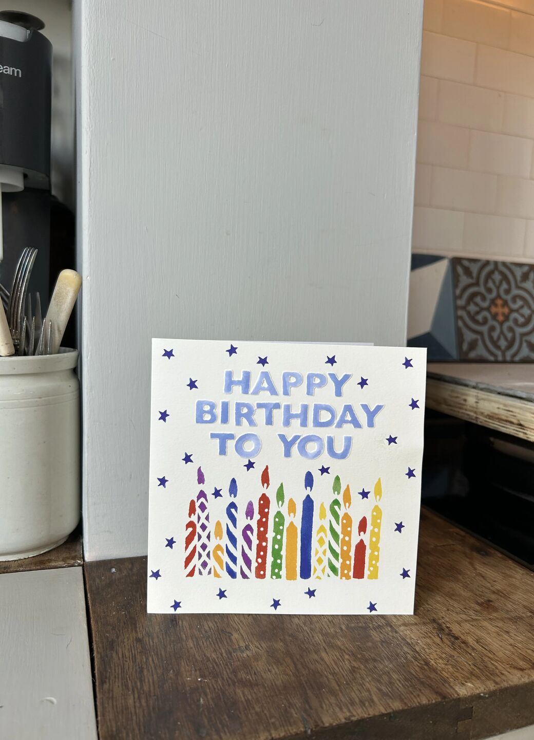 Happy Birthday Candles Card