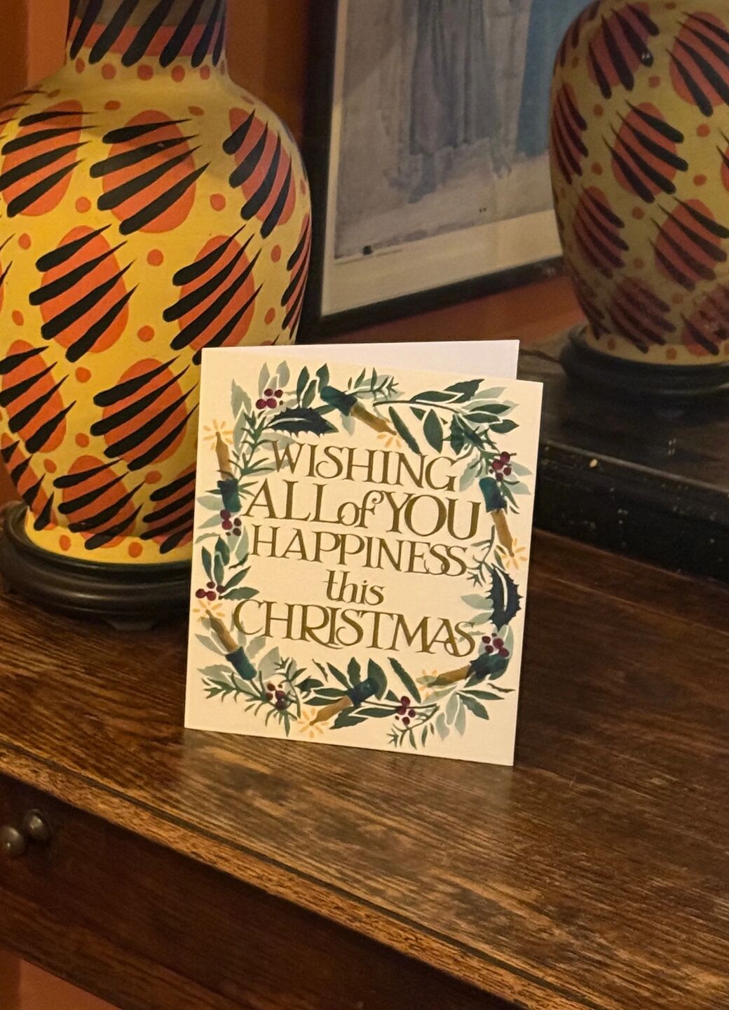 Bring In The Green Wishing You A Merry Christmas Card