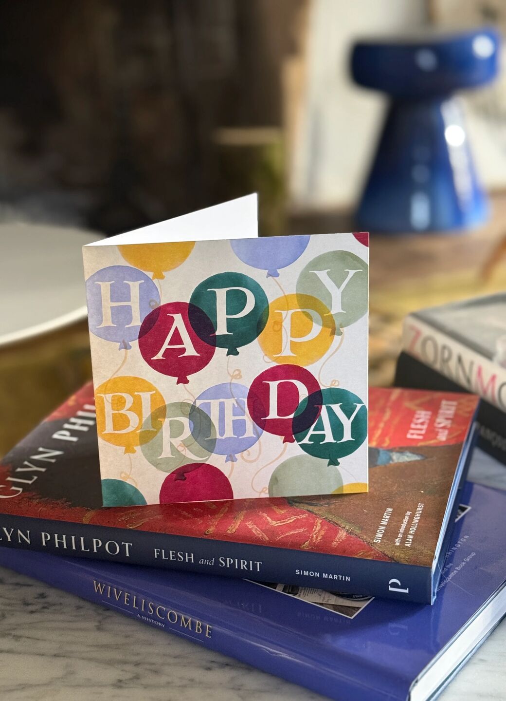 Happy Birthday Balloons Card