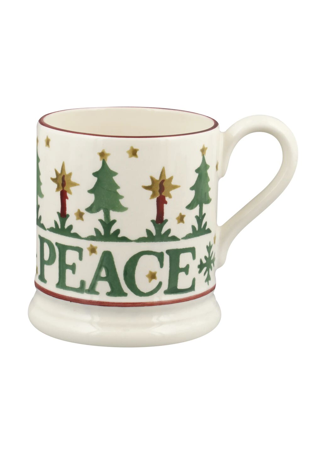 Seconds Christmas Joy Peace 1/2 Pint Mug