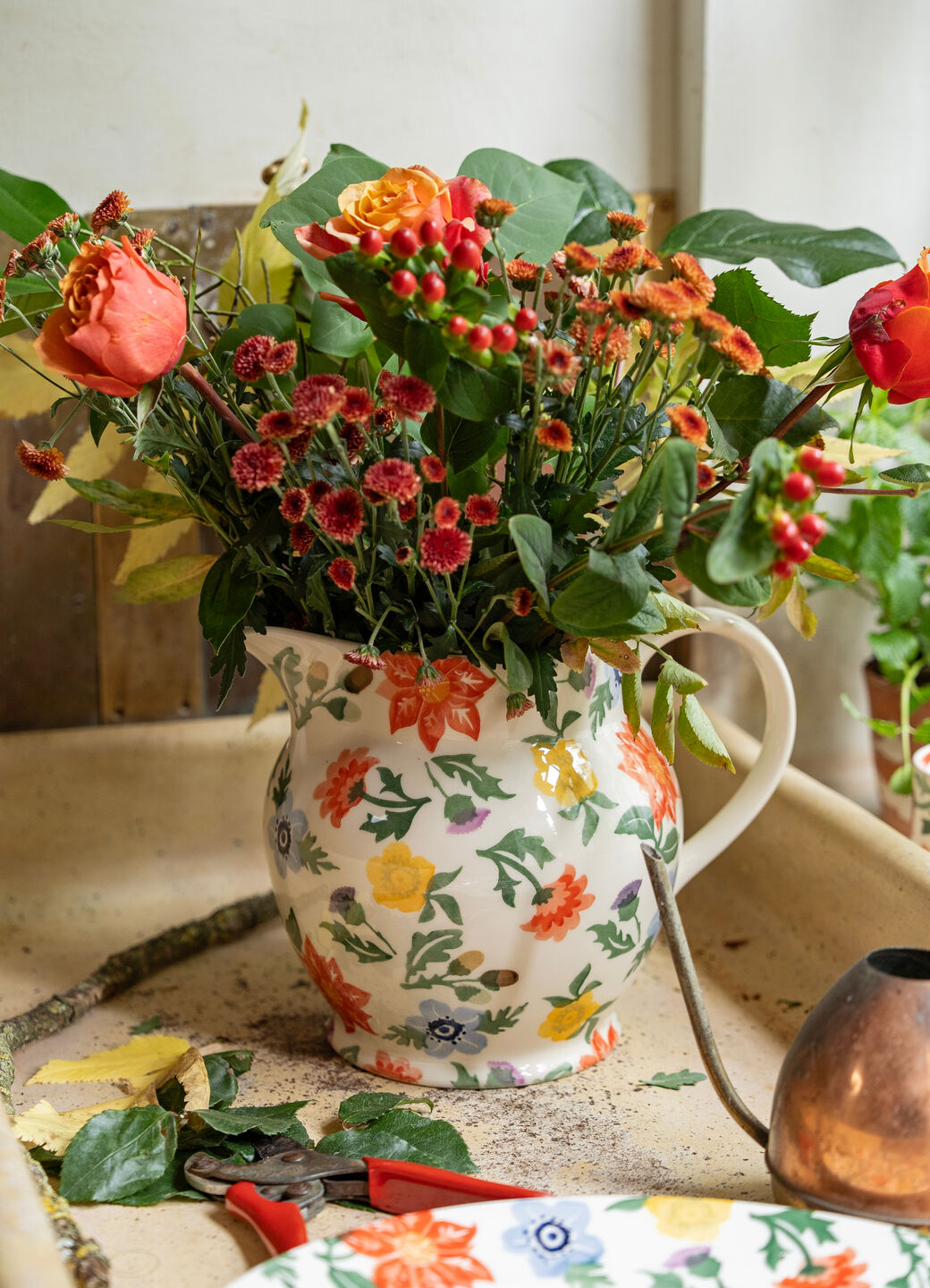 Seconds Garden Flowers 6 Pint Jug