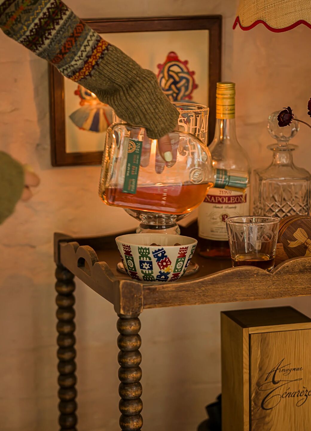 Seconds Christmas Crackers Small Old Bowl