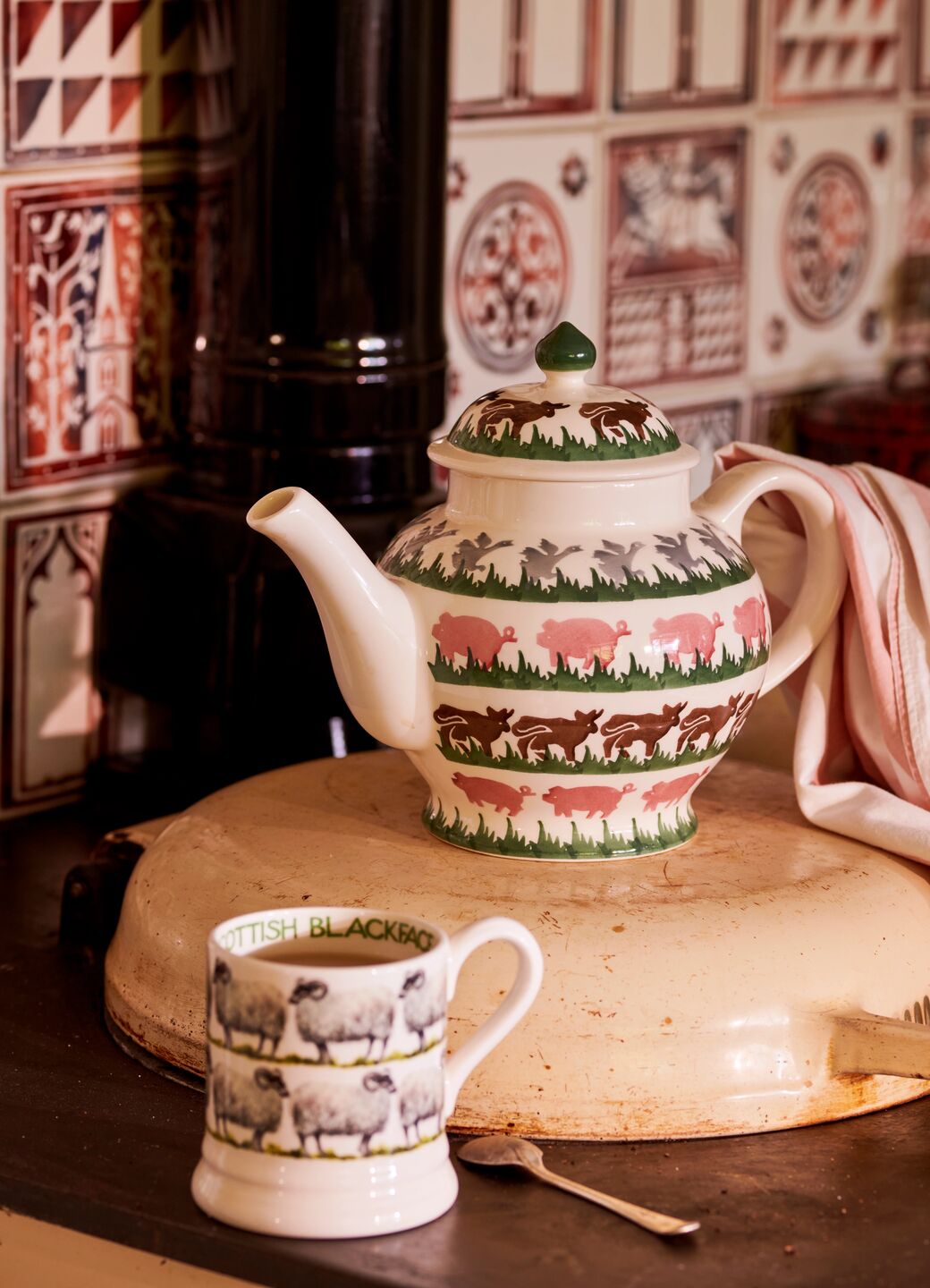 Farmyard 4 Mug Teapot
