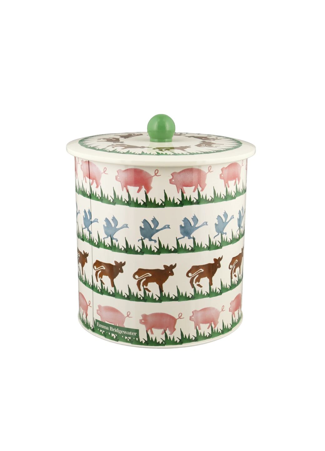 Farmyard Tin Biscuit Barrel