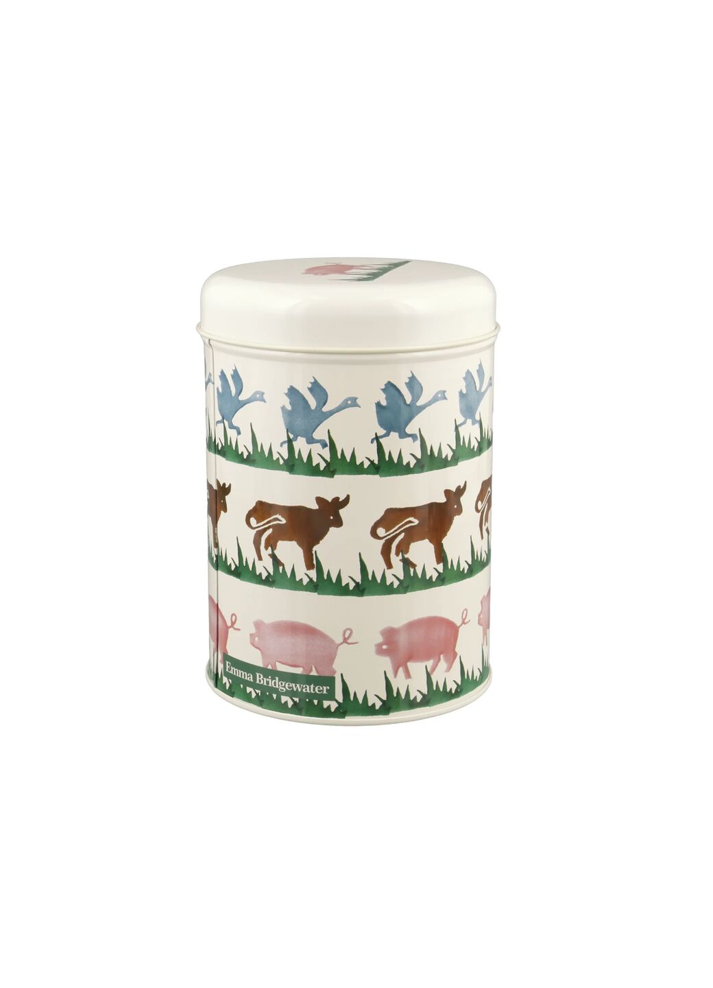 Farmyard Round Tin Caddy
