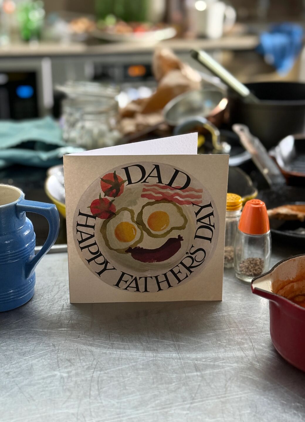 Fathers Day Breakfast Card
